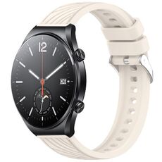 Per Xiaomi MI Watch S1 Stripe Texture 22mm Cinturino in silicone (Starlight)