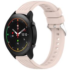 Per Xiaomi MI Watch S1 Pro Stripe Texture 22mm Cinturino in silicone (rosa)