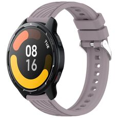 Per Xiaomi Watch S1 Active Stripe Texture cinturino in silicone da 22 mm (Roland Purple)