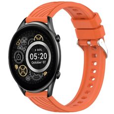 Per Xiaomi Haylou RT2 LS10 Stripe Texture 22mm Cinturino in silicone (arancione)