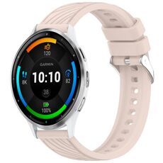 Per Garmin Venu 3 Stripe Texture 22mm cinturino in silicone (rosa)