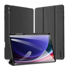 Per Samsung Galaxy Tab S10+ DUX DUCIS Domo Series Custodia magnetica in pelle per tablet (nero)