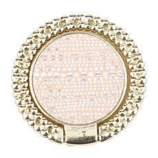 Supporto ad anello per cellulare in metallo con diamante Flash (oro + rosa chiaro)