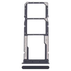 Per Xiaomi Poco M6 Vassoio scheda SIM originale + Vassoio scheda SIM + Vassoio scheda Micro SD (nero)