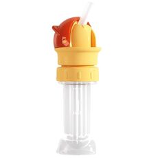 Convertitore di chiusura universale portatile per bottiglie con tappo anti-soffocamento per bambini (rosso)