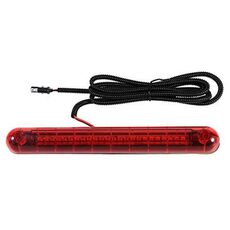 Fanale posteriore universale a 24 LED per auto modificato con luce freno montata in alto (luce rossa)