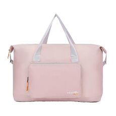 Borsa da viaggio pieghevole, grande capacità, zaino da palestra, borsa portatile per riporre i bagagli e i vestiti (rosa)
