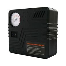 Pompa per pneumatici per auto 12V Manometro per pneumatici elettrico in metallo (quadrato)