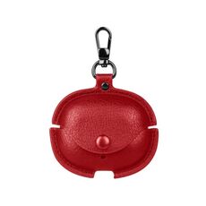 Per Realme Air 5 Pro Custodia protettiva per auricolari in pelle con gancio (rosso)