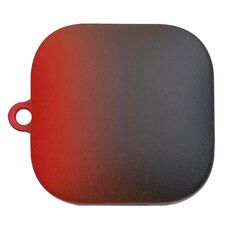 Per Redmi Buds 6 Active Edition Custodia protettiva per auricolari Bluetooth in PC rigido satinato sfumato (rosso nero)