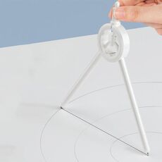 Bussola digitale multifunzionale con scala di disegno (bianca con ricarica)