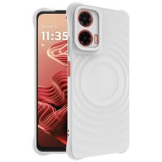 Per Motorola Moto G35 5G IMAK UC-6 Series Custodia morbida per telefono Manbo Frosting (bianca)