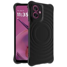 Per Motorola Moto G55 5G IMAK UC-6 Series Custodia morbida per telefono Manbo Frosting (nero)