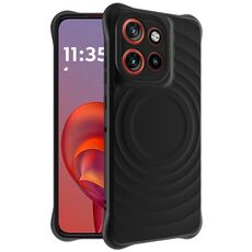 Per Motorola Edge 50 Neo 5G IMAK UC-6 Series Custodia morbida per telefono Manbo Frosting (nero)
