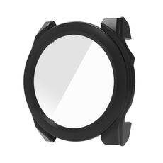 Per Garmin Fenix ​​8 AMOLED / 8 MIP 47mm Pellicola in vetro temperato Custodia protettiva per orologio PC integrata (nero)