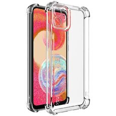 Per Samsung Galaxy F04 4G IMAK UX-4 Series Custodia antiurto a quattro angoli per telefono cellulare (trasparente)