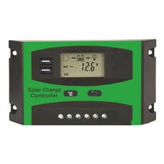 Regolatore di carica e scarica solare 20A 12V/24V Doppia porta USB Regolatore di carica del pannello delle celle solari LCD