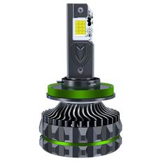Faro per auto con faretto a LED a quattro tubi in rame da 150 W, lampadina: H11