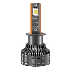 Faro anteriore spesso in lega di alluminio con tre tubi di rame a LED da 95 W, lampadina: H1