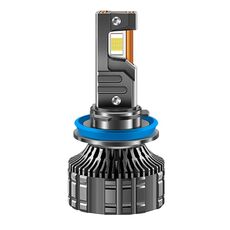 Faro anteriore spesso in lega di alluminio con tre tubi di rame a LED da 95 W, lampadina: H11