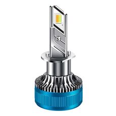 Faro anteriore in lega di alluminio con doppio tubo di rame a LED a tre colori da 50 W, lampadina: H1