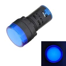 24V AD16-22D / S 22mm LED Indicatore luminoso di segnalazione (blu)