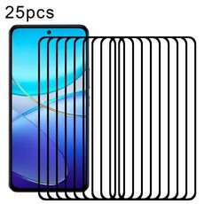 Per vivo V30 Lite ME / V30 SE 25 pezzi 3D Curvo Schermo Intero Pellicola in Vetro Temperato