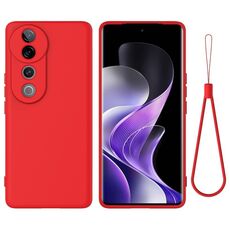 Per vivo T3 Ultra Solid Color Liquid Silicone Custodia antiurto a copertura totale per telefono (rosso)