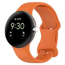 Per Google Pixel Watch 3 41mm Cinturino ufficiale in silicone (arancione)