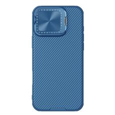 Per iPhone 16 Pro Max NILLKIN Black Mirror Prop CD Texture Mirror Custodia per telefono (blu)