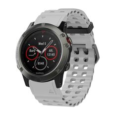 Cinturino per orologio in silicone a sgancio rapido Ocean da 26 mm (grigio)