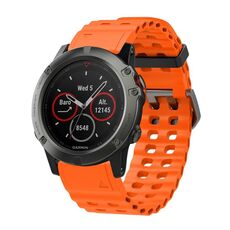 Cinturino per orologio in silicone a sgancio rapido Ocean da 26 mm (arancione)