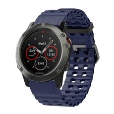 Cinturino per orologio in silicone a sgancio rapido Ocean da 26 mm (blu notte)