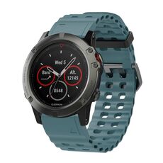 Cinturino per orologio in silicone a sgancio rapido Ocean da 26 mm (blu roccia)