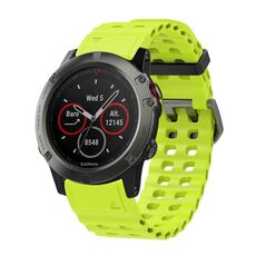 Cinturino per orologio in silicone a sgancio rapido Ocean da 26 mm (verde erba)