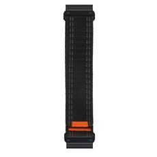 Cinturino per orologio con chiusura a strappo e sgancio rapido in nylon da 26 mm (nero)
