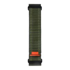 Cinturino per orologio con chiusura a strappo e sgancio rapido in nylon da 22 mm (verde militare)