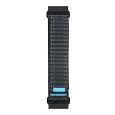 Cinturino per orologio con chiusura a strappo e sgancio rapido in nylon da 22 mm (blu)