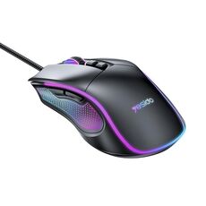 Mouse cablato RGB USB 7200DPI Yesido KB20 (nero)