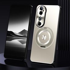 Per vivo S19 Supporto rotante Custodia per telefono in metallo satinato (titanio)