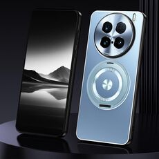 Per vivo X100 Ultra Supporto Rotante Custodia per Telefono in Metallo Smerigliato (Blu)