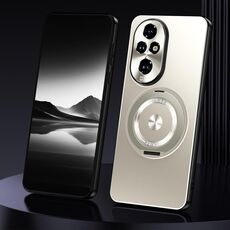 Per Honor 200 Pro Supporto Rotante Custodia per Telefono in Metallo Smerigliato (Titanio)
