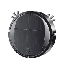 Robot intelligente per la pulizia della casa, automatico 3 in 1, aspirapolvere integrato, stile: batteria, nero