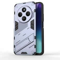 Per Redmi 14C 4G Global Punk Armor 2 in 1 PC + TPU Custodia per telefono con supporto (grigio)