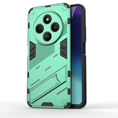 Per Redmi 14C 4G Global Punk Armor 2 in 1 PC + TPU Custodia per telefono con supporto (verde)