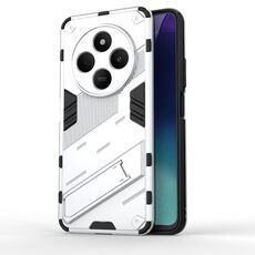 Per Redmi 14C 4G Global Punk Armor 2 in 1 PC + TPU Custodia per telefono con supporto (bianco)