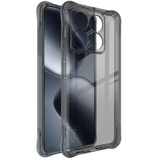 Per Xiaomi 14T imak Custodia antiurto in TPU per telefono Airbag (nero trasparente)
