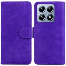 Per Xiaomi 14T Custodia in pelle Flip Skin Feel Pure Color (viola)