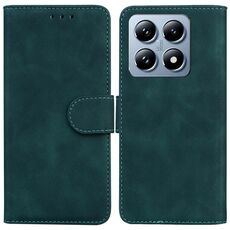 Per Xiaomi 14T Custodia in pelle Flip Skin Feel Pure Color (verde)