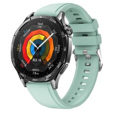 Per Huawei Watch GT 5 46mm Cinturino ufficiale in silicone da 22mm (verde erba)